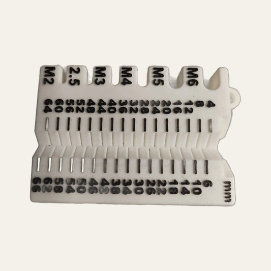 Screw & Nut Gauge — M2 to M6
